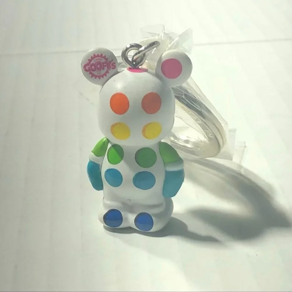 NWOT Rare Disney Vinylmation Series 8 Keychain Goofy's Candy Co Polka Dot